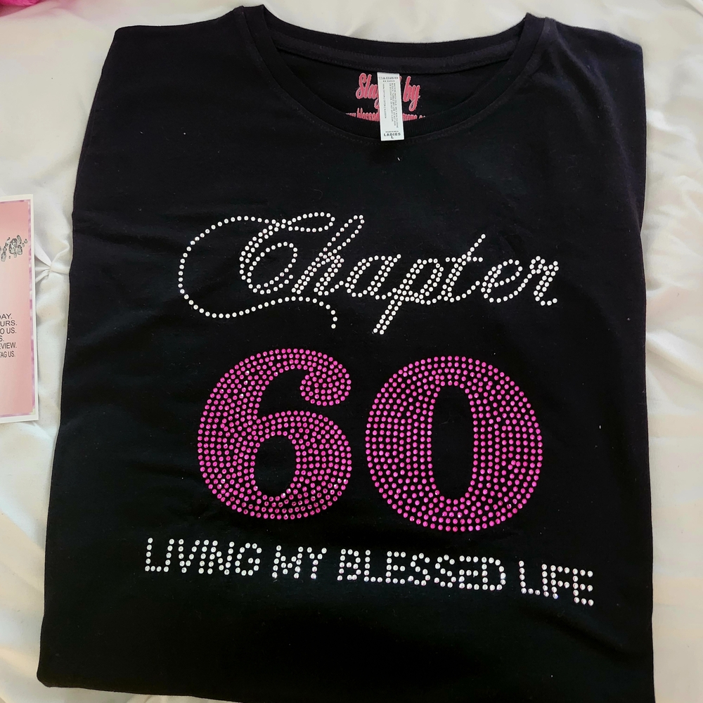 Black and Pink Graphic Tee